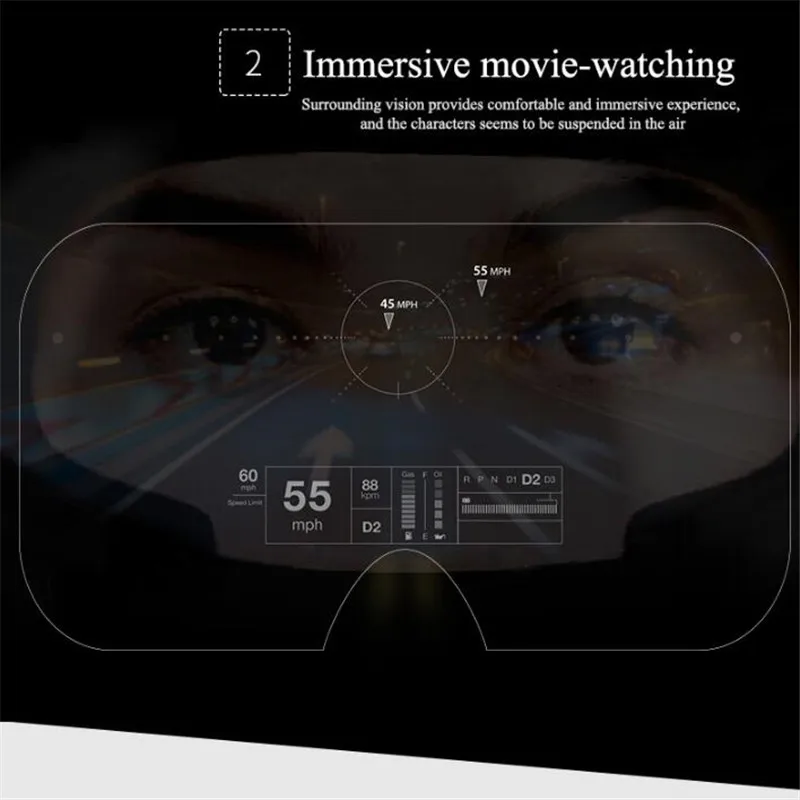 Estereofônico dos Auriculares do Cartão de vr Google da Caixa dos Vidros Virtual de vr Original para o Smartphone de Ios Balancim de Bluetooth 3d da Realidade Capacete Android Mod. 1475376 - Image 6