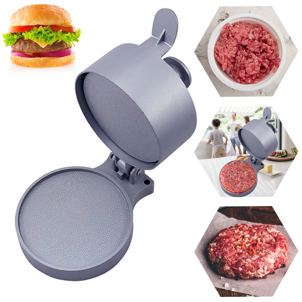 Алюминиевый сплав пресс для гамбургера, пресс для мяса, котлет, пресс для мяса от производителя, пресс для бургеров, кухонный инструмент B4