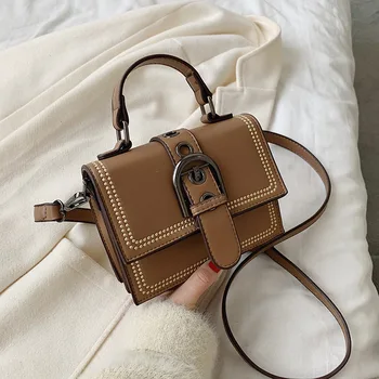 

2020 Bag For Women Brand Original Design Messenger Bag Women's Retro One Shoulder Square Bag