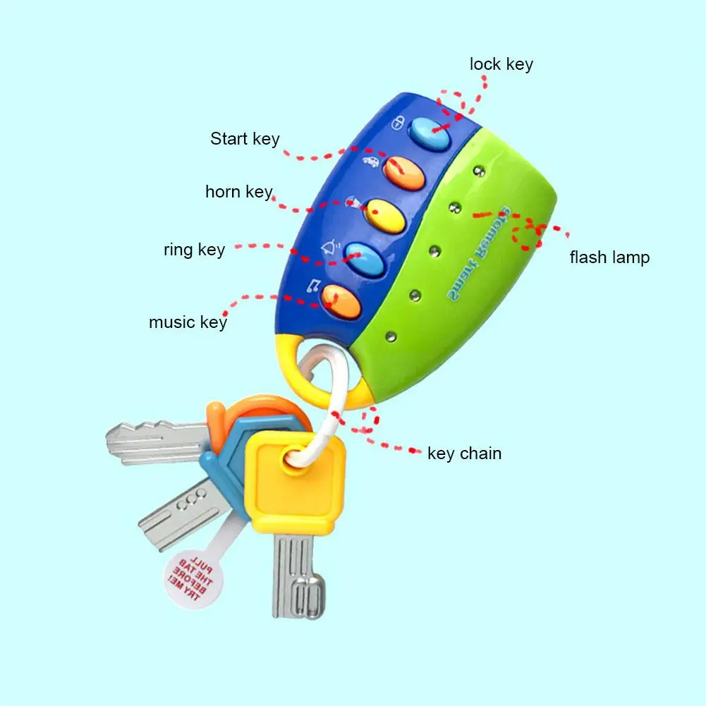 Ни одна детская игрушка музыкальный автомобиль игрушка-ключ умный пульт дистанционного управления автомобиль голоса Ролевые Игры Музыка образование игрушка