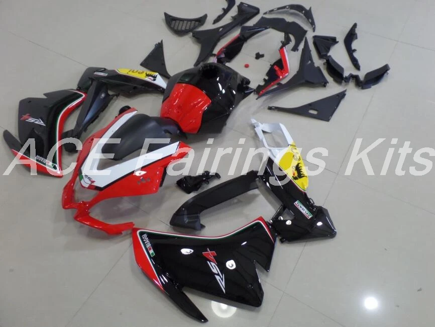 Инжектор Полный обтекатели набор для Aprilia RS4 50 125 2012-2013- ABS пластик мотоцикл Обтекатели наборы черный красный