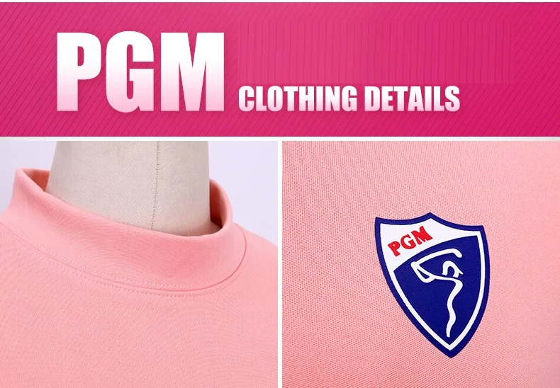 PGM рубашка для гольфа, спортивная одежда, Женская тренировочная футболка с длинным рукавом, Женское зимнее осеннее теплое нижнее белье, одежда для гольфа