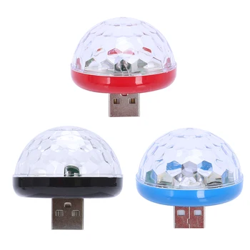 

Led Car Usb Atmosphere Light Dj Rgb Mini Colorful Music Sound Lamp Usb-C Phone Surface For Festival Party Karaoke
