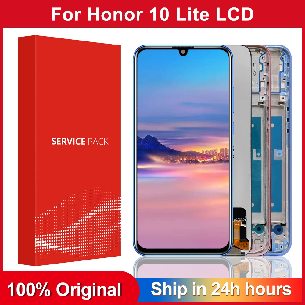 Оригинальный дисплей для Huawei Honor 10 Lite LCD сенсорный экран дигитайзер с рамкой HRY LX1