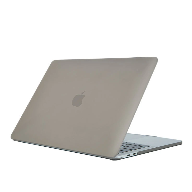 Простой, матовый чехол для ноутбука Macbook Air retina Pro 11 12 13 15 Чехол-рукав для MacBook 13 чехол-накладка из жесткого ПВХ - Цвет: Серый