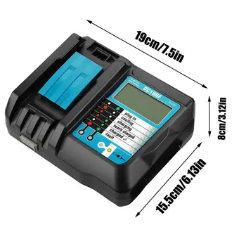 

Newest DC18RF Li-ion Battery Charger 3.5A Charging Current for Makita 14.4V 18V BL1830 Bl1430 DC18RC DC18RA Power tool with USB