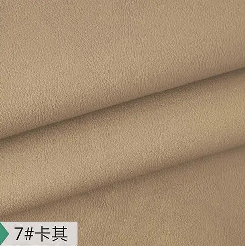 7 Nice PU leather Fabric, Faux Leather Fabric for Sewing, PU artificial leather for DIY bag material - Цвет: 7
