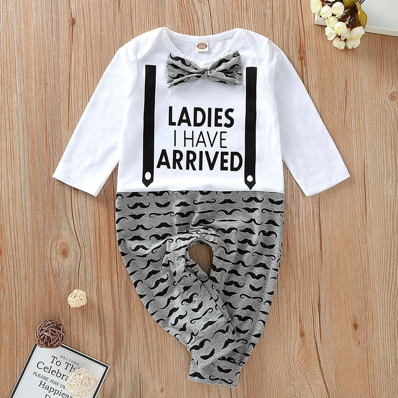 baby onesie with bow tie