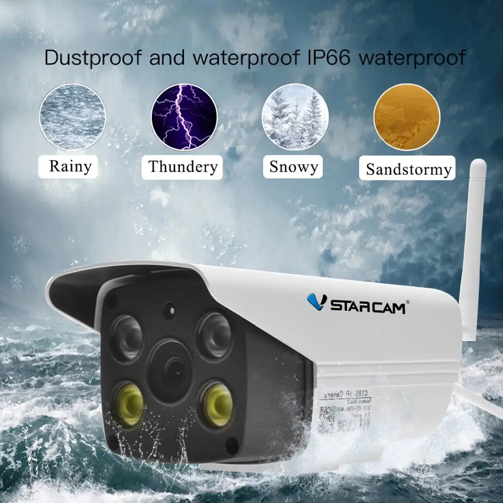 Vstarcam C18S 1080P Wifi ip-камера Onvif 2 МП наружная Водонепроницаемая ИК полноцветная камера ночного видения для видеонаблюдения