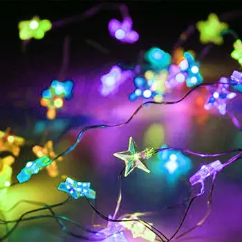 

Light String LED Fairy Lights Romantic NEW Beautiful Star Shape 300CM Christmas Wedding Party Lamp Holiday Lighting