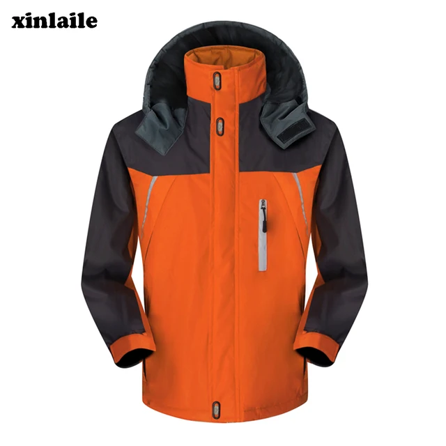 Autumn and winter men's hiking windproof windbreaker outdoor camping