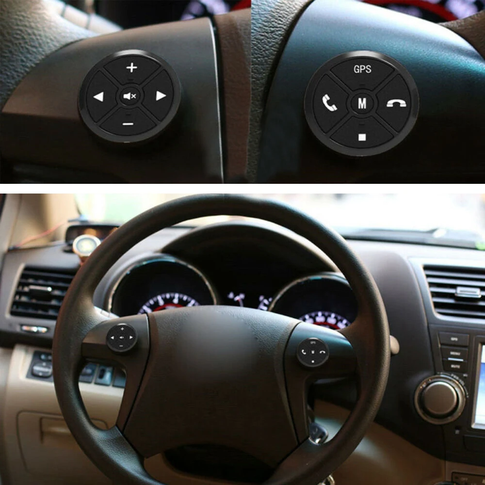 12V 1W универсальноедля автомобиля рулевое колесо Стерео DVD gps Кнопка детали для пульта дистанционного управления