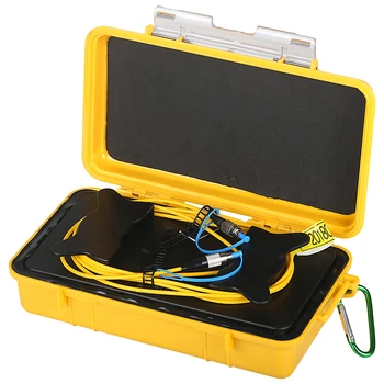 

Fiber Optic OTDR Launch Cable Box 1km SM Single Mode SC/UPC-SC/UPC OTDR Dead Zone Eliminator Fiber Rings