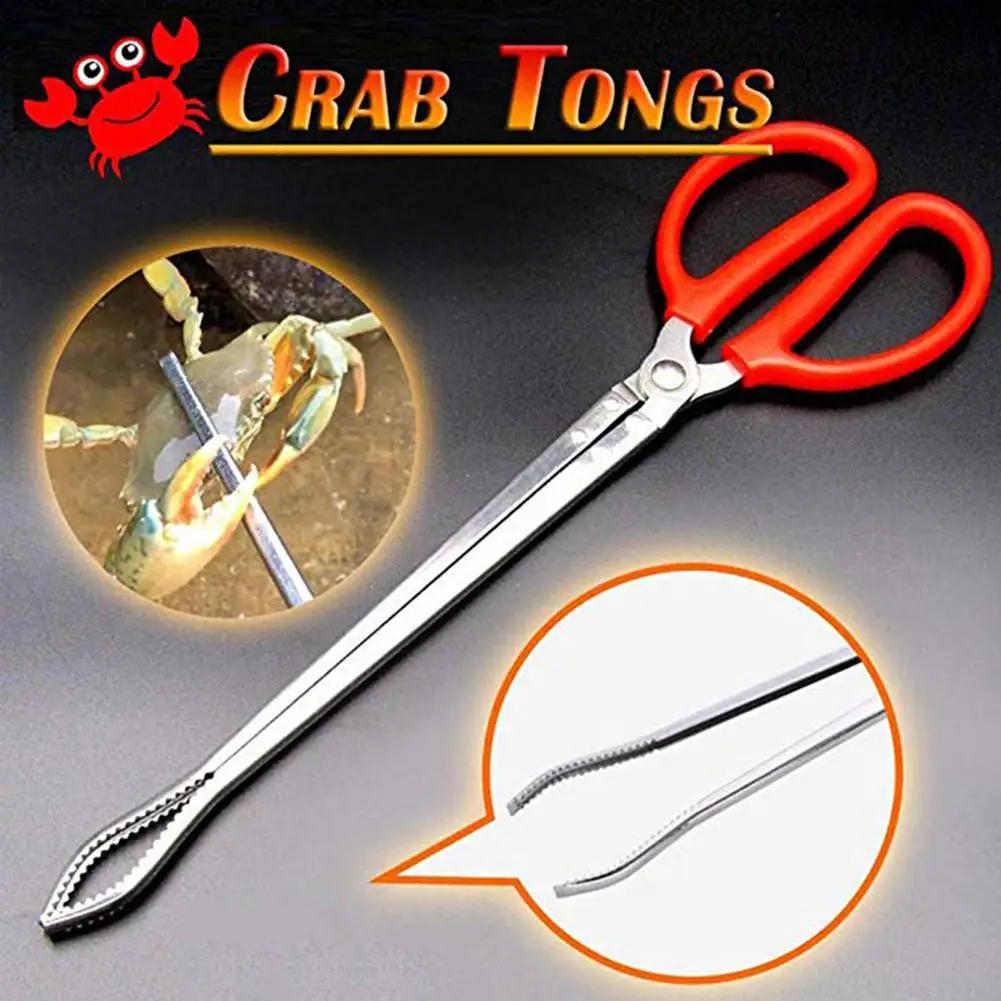

Reinforced Multifunction Anti-Slip Trash Crab Clip Artifact Tongs Fishing Tool