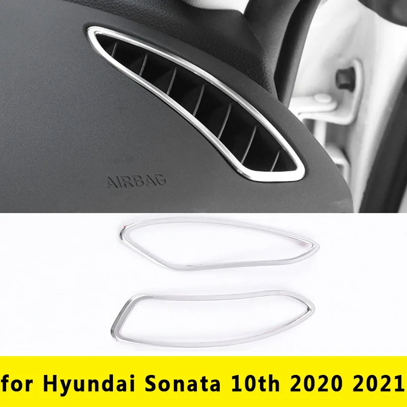 for Hyundai Sonata 10th 2020 2021 instrument panel air outlet decorative stickers in the control modifie | Автомобили и мотоциклы