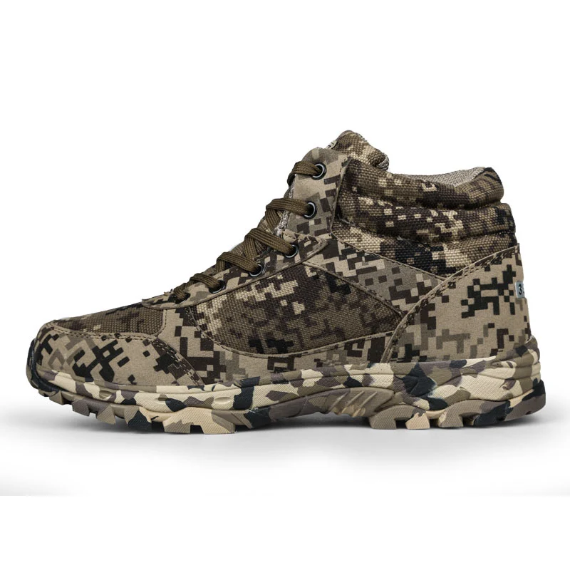  2019 Winter Men Boots Camouflage Warm Wool Cotton Army Combat Tactical Military Shoes Men's Ankle O