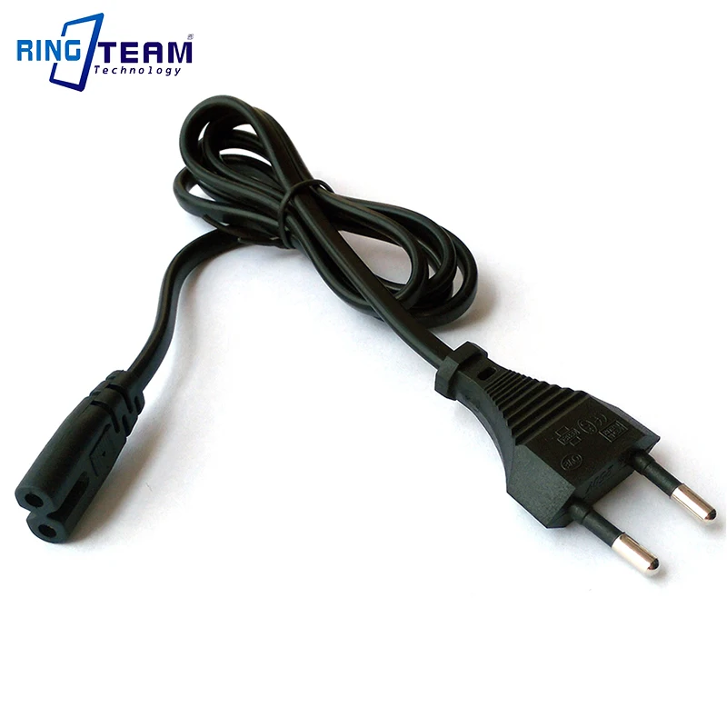 Best EU Plugs European Power Cord 2 Round Pins for Notebook Laptop Camera AC Adapter Fit Russian Brazil Germany France Sewden Chile