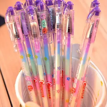 

1pc 6 Color In One Watercolor Pen DIY Creative Multi Painting Graffiti Color Refill Fluorescent Color Rainbow Highlighters F5O6