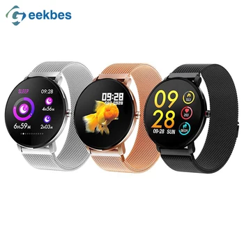 

Geekbes WR12 Smart Watch 1.3 inch IPS Full Touch Screen Men Women Smartwatch Heart Rate Blood Pressure Monitor IP68 Waterproof
