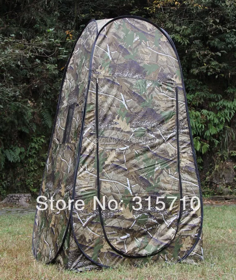 Portable privacy shower toilet camping pop up tent camouflage/uv function outdoor dressing tent/photography tent