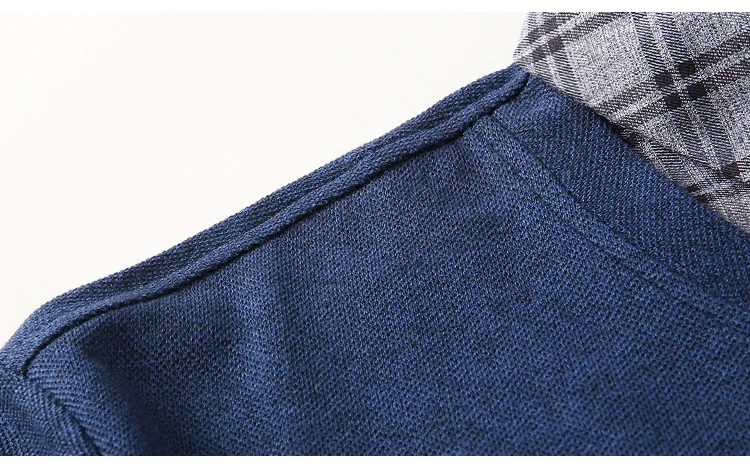 Knitting Long Sleeve Shirts Men Fashion Autumn Winter Sweater Mens Soild Slim Fit Bottoming Sweater Male Brand Clothes
