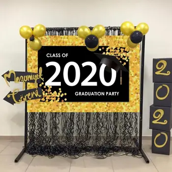 

Huiran 2020 Balloons Graduation Party Decoration Graduation Photo Booth Props Graduated Class Of 2020 Party Supplies Photobooth