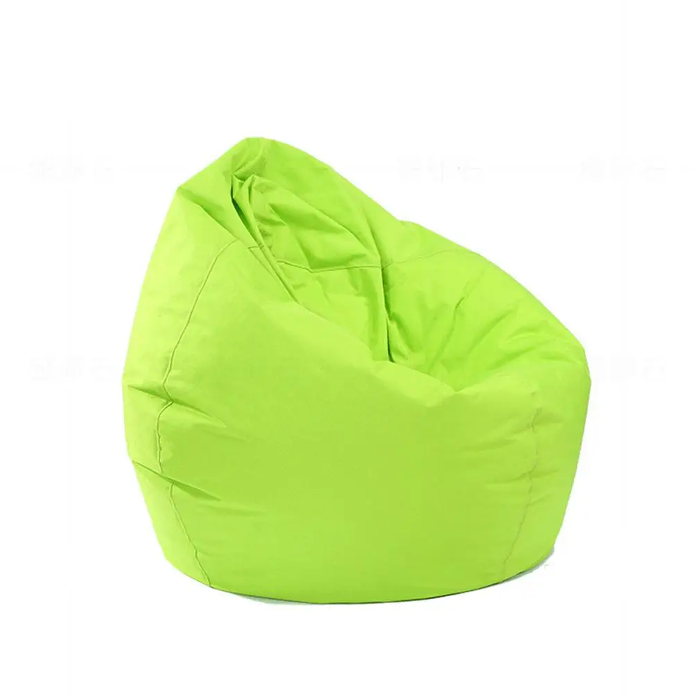 Adeeing Водонепроницаемая Мягкая коробка животные/игрушка Bean Сумка сплошной цвет Оксфорд Чехлы для стула Beanbag(наполнение не входит в комплект - Цвет: Зеленый
