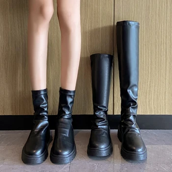 

Women's Rubber Boots Boots-women Shoes Luxury Designer Summer Booties Low Heels booties Round Toe Rain 2020 Black