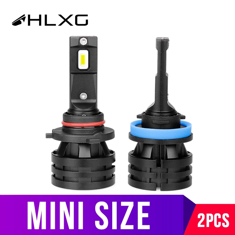 Mini Turbo LED H7 H4 H11 HB3 9005 9006 Motorcycle Car Headlight Bulbs 12000LM CSP High Low Beam Fog Lights 12V 24V nebbia HLXG | Автомобили