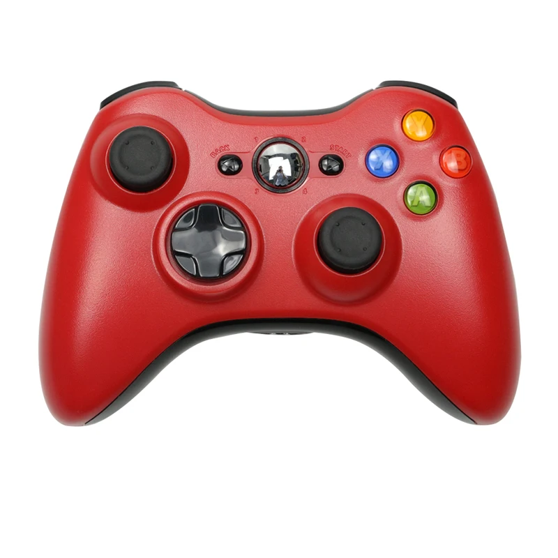 Беспроводной/проводной контроллер для Xbox 360 геймпад джойстик для X box 360 Jogos пульта Win7/8/10 шт. игровой джойстик - Цвет: Red
