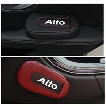 Высококачественная Кожаная подушка для ног наколенник для двери автомобиля мягкая прокладка для локтя аксессуары для салона автомобиля для Suzuki Alto