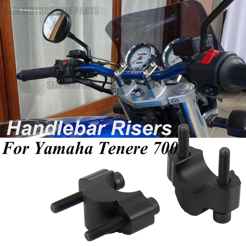 

Motorcycle Accessories For Yamaha Tenere 700 Tenere700 XT700Z XTZ 700 Handlebar Risers Mounting Mount Riser CNC Billet Aluminum