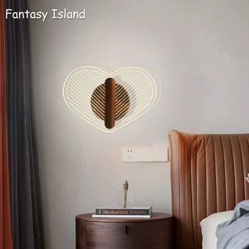 

LED Wall Light Bedroom Bedside Light Living Room Balcony Wall Lamp Corridor Wall Sconce Lamp Brightness dimmable wall light