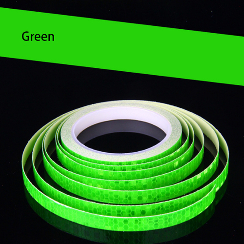 Bike Reflective Stickers Cycling Fluorescent Reflective Tape MTB Bicycle Adhesive Tape Safety Decor Sticker Accessories