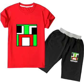 

UNSPEAKABLE Summer Boys Clothes Set Casual Short Sleeve T-Shirt + Pants Kids Sport Suits Set for Boys3-16Years Children Clothing