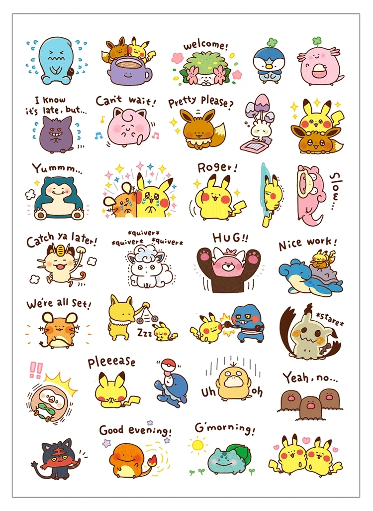 32PCS Cartoon pet Paper Sealing Stickers Crafts And Scrapbooking book Decorative sticker DIY Stationery