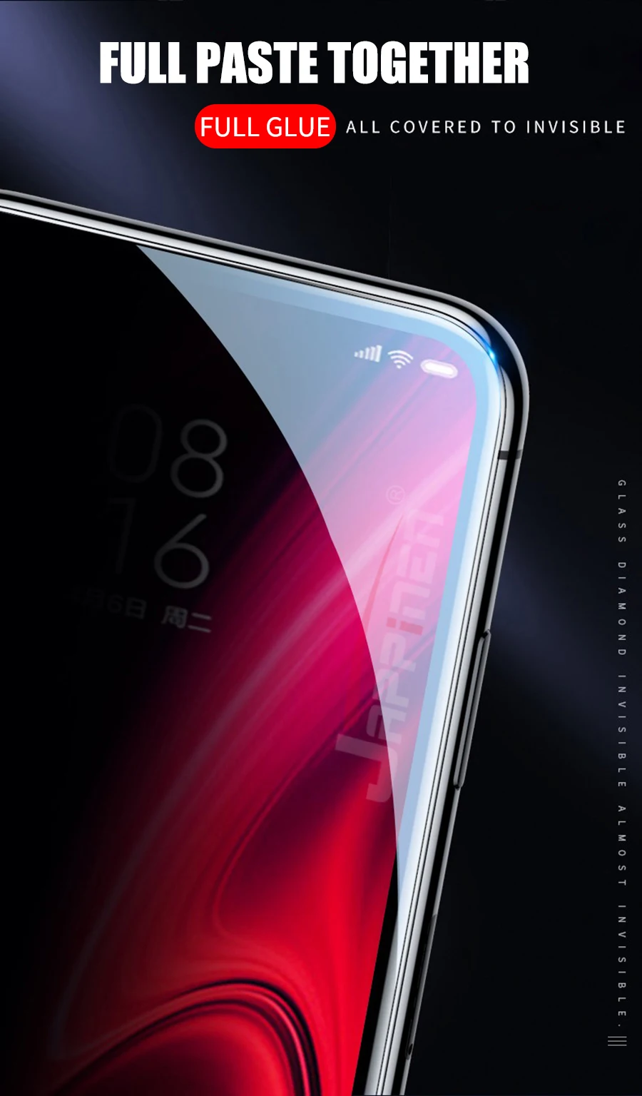 Для Xiaomi mi 9T 9 8 SE Lite Pocophone F1 mi x 3 Max 3 Red mi Note 7 K20 Pro Анти-подзорная труба полное покрытие клея надежное закаленное стекло