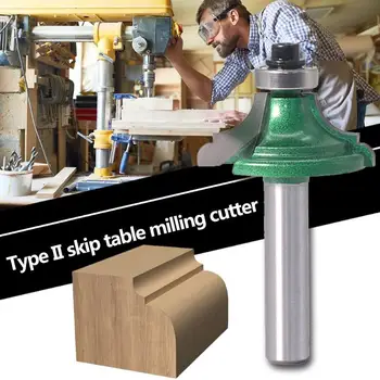 

8mm Woodworking Milling Cutter Straight End Edge Trimmer Router Bit Machine Table Countertop Line Trimming Drill Tools