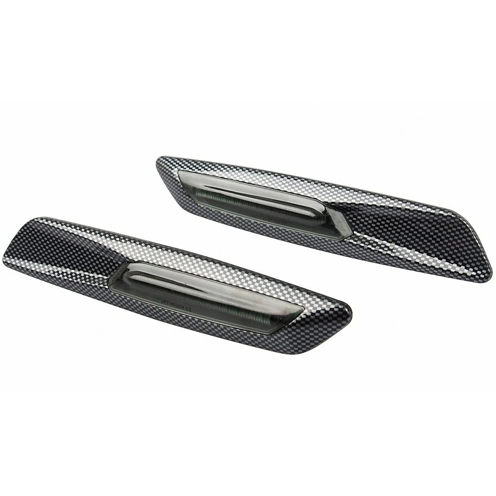 

2PCS Turn Signal Durable Waterproof Side Marker Light Led Car Indicator Lamp Smoke PC Easy Install For BMW E39 E60 E61