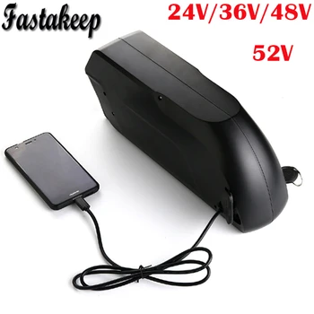 

24V 36V 48V 52V 10Ah 12AH 15AH 20AH down tube Electric Bicycle Battery with Ebike 48V battery for 750W Bafang BBS02