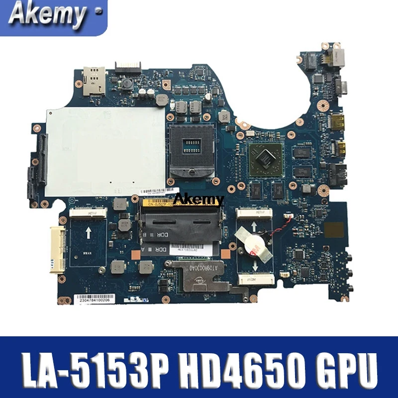 

NOKOTION NAT01 LA-5153P CN-0J507P 0J507P MAIN BOARD For Dell Studio 17 1747 Laptop Motherboard PM55 DDR3 HD4650 GPU