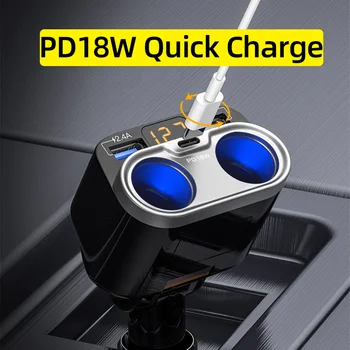 

CDEN mobile phone charger fast charging USB mobile charger PD18w mobile fast Quick charge vehicle voltage monitoring