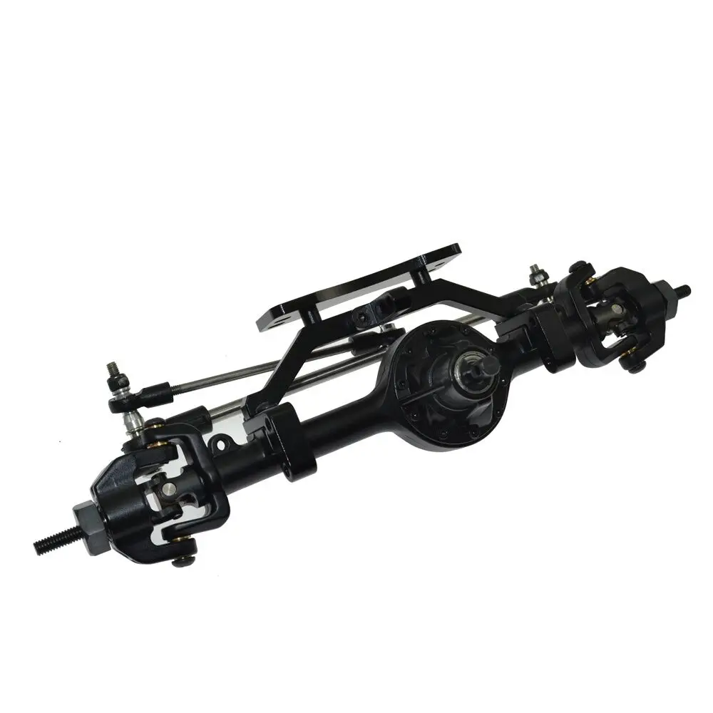 1/10 RC Alloy Front Rear Straight Complete Axle for D90 SCX10 RC4WD Axial Yota 2 RC Crawler Car Alloy Front and Rear Axles