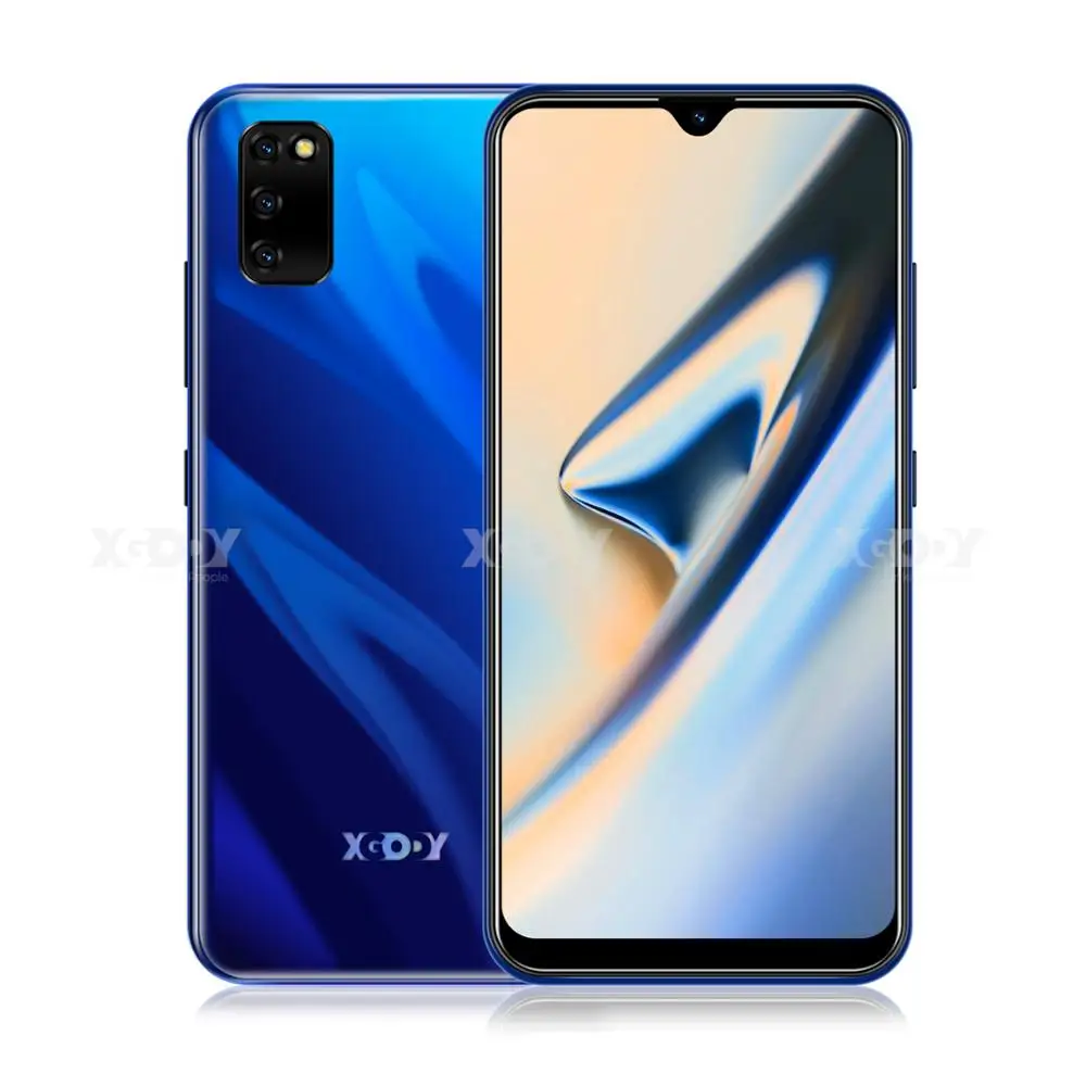 Смартфон XGODY M30s 4G Android 9 0 6 3 дюймовый экран Waterdrop ГБ 32 MTK6737 четыре ядра 8 Мп 2850 мАч