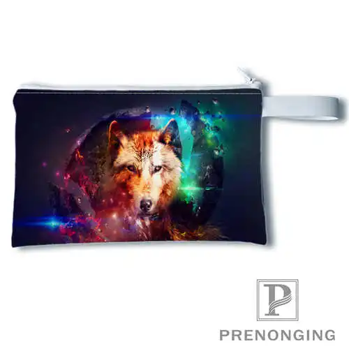 Coin Purse Изготовленный На Заказ волк(1) кошелек с рисунком изменить кошелек молния нулевой кошелек телефон Сумки для ключей модный небольшой женский кошелёк#19-01-22-3-157 - Цвет: Coin Purse