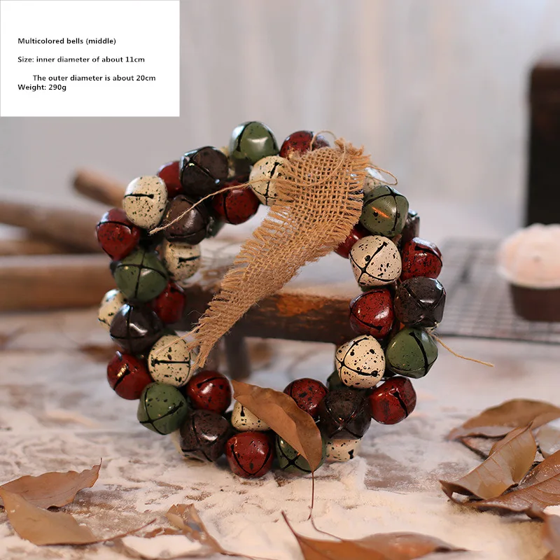 Рождественский колокольчик, Рождественский венок-украшение для дома, navidad decoraciones para el hogar, украшение для дома, год - Цвет: B-1PC
