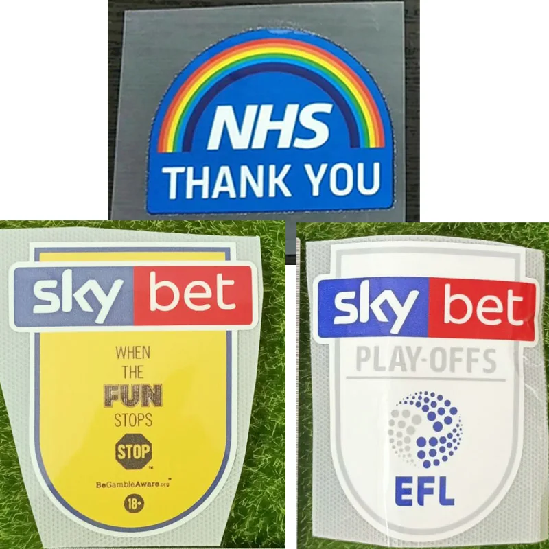 Нашивка 2020 NHS спасибо нашивка футбольной лиги EFL термоклейкая Футбольная значок |