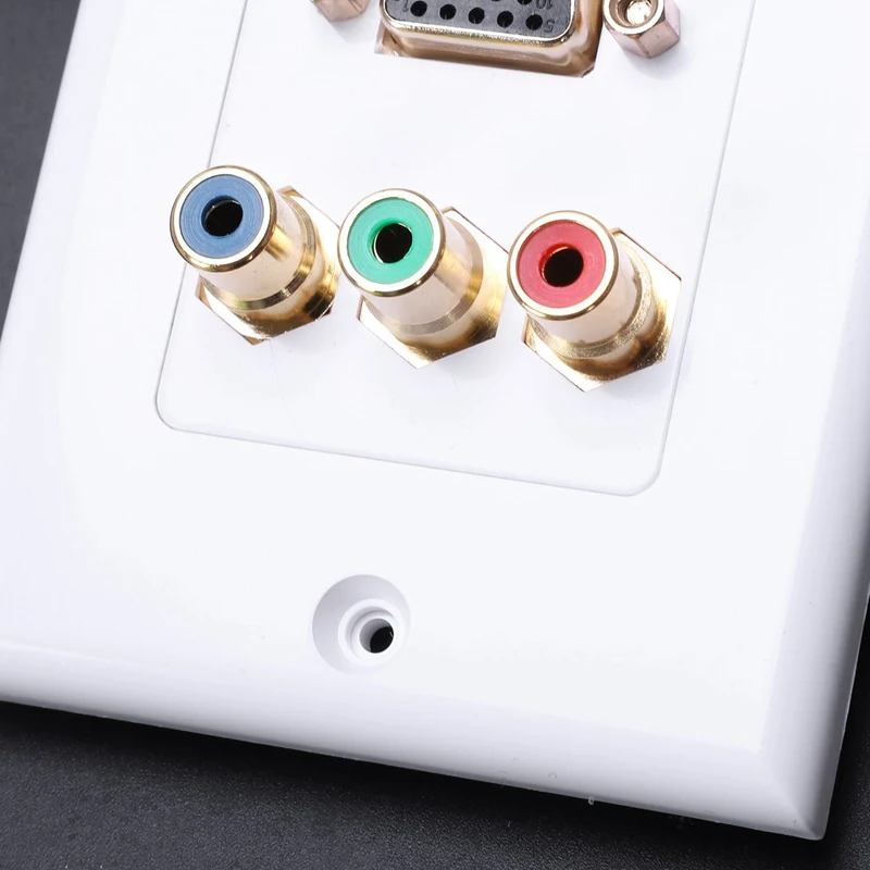 Hdmi Vga 3 Rca Композитная Панель три в одном интегрированная мультимедийная настенная панель разъем для аудио-видео настенная панель