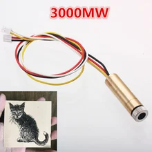 3000 МВт 4pin ttl/pwm управление 445nm лазерная головка заменить комплект для neje dk-8-kz dk-8-fkz dk-bl лазерный гравер