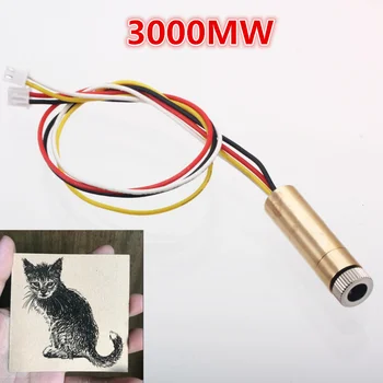 

3000mw 4pin ttl/pwm control 445nm laser head replace kit for neje dk-8-kz dk-8-fkz dk-bl laser engraver